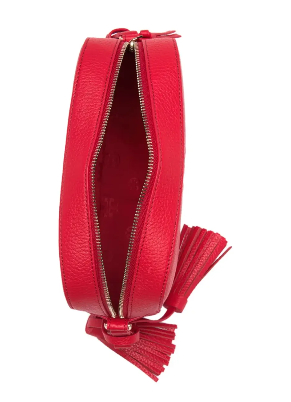 Tory Burch Thea Shoulder Bag in Brilliant Red