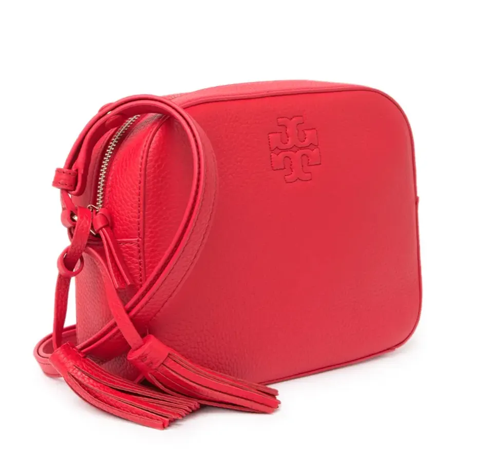 Tory Burch Thea Shoulder Bag in Brilliant Red