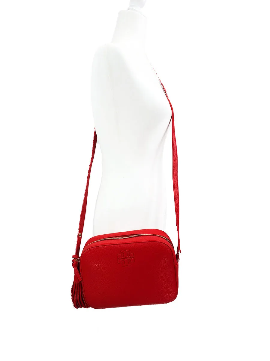 Tory Burch Thea Shoulder Bag in Brilliant Red