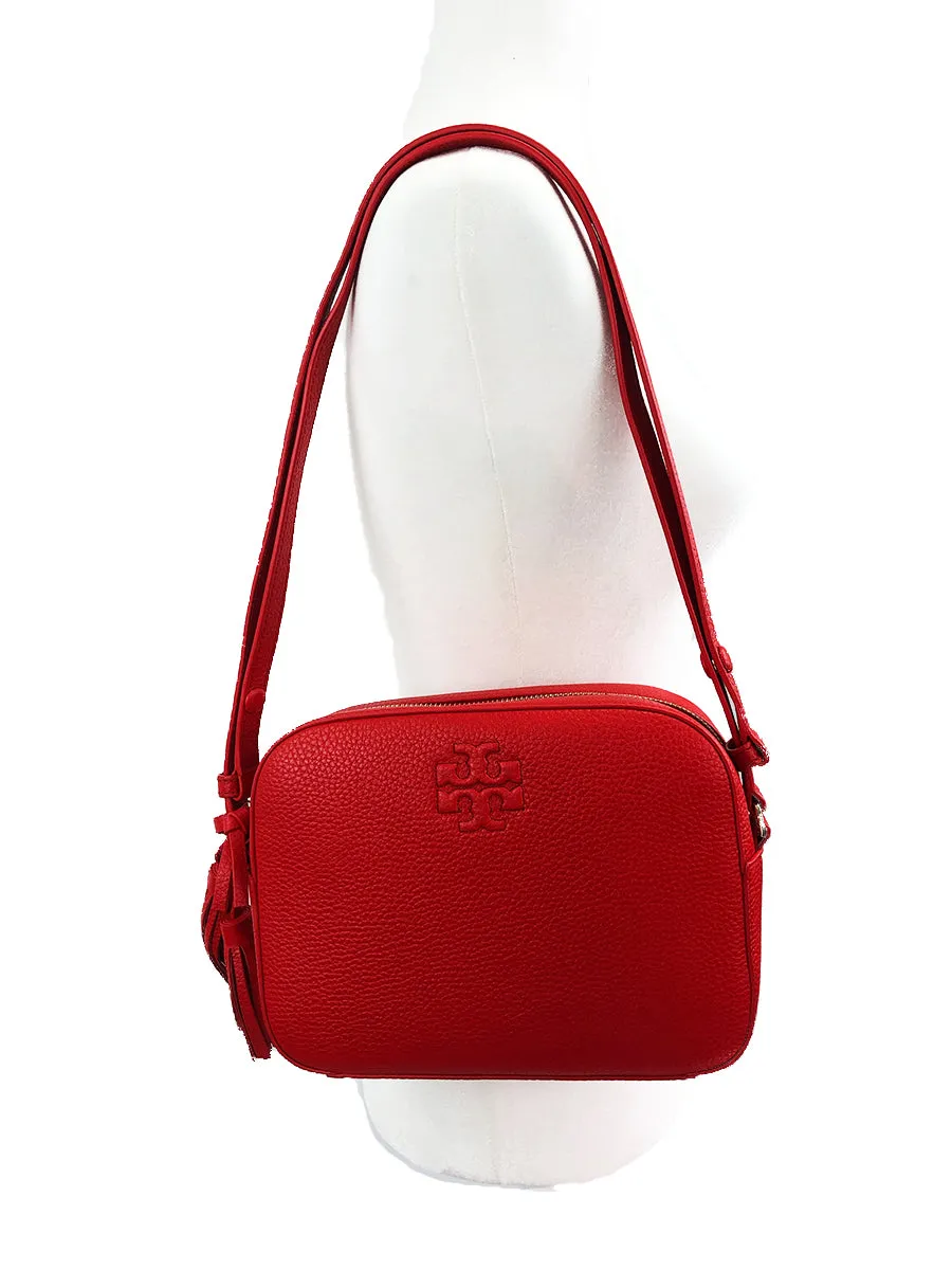 Tory Burch Thea Shoulder Bag in Brilliant Red