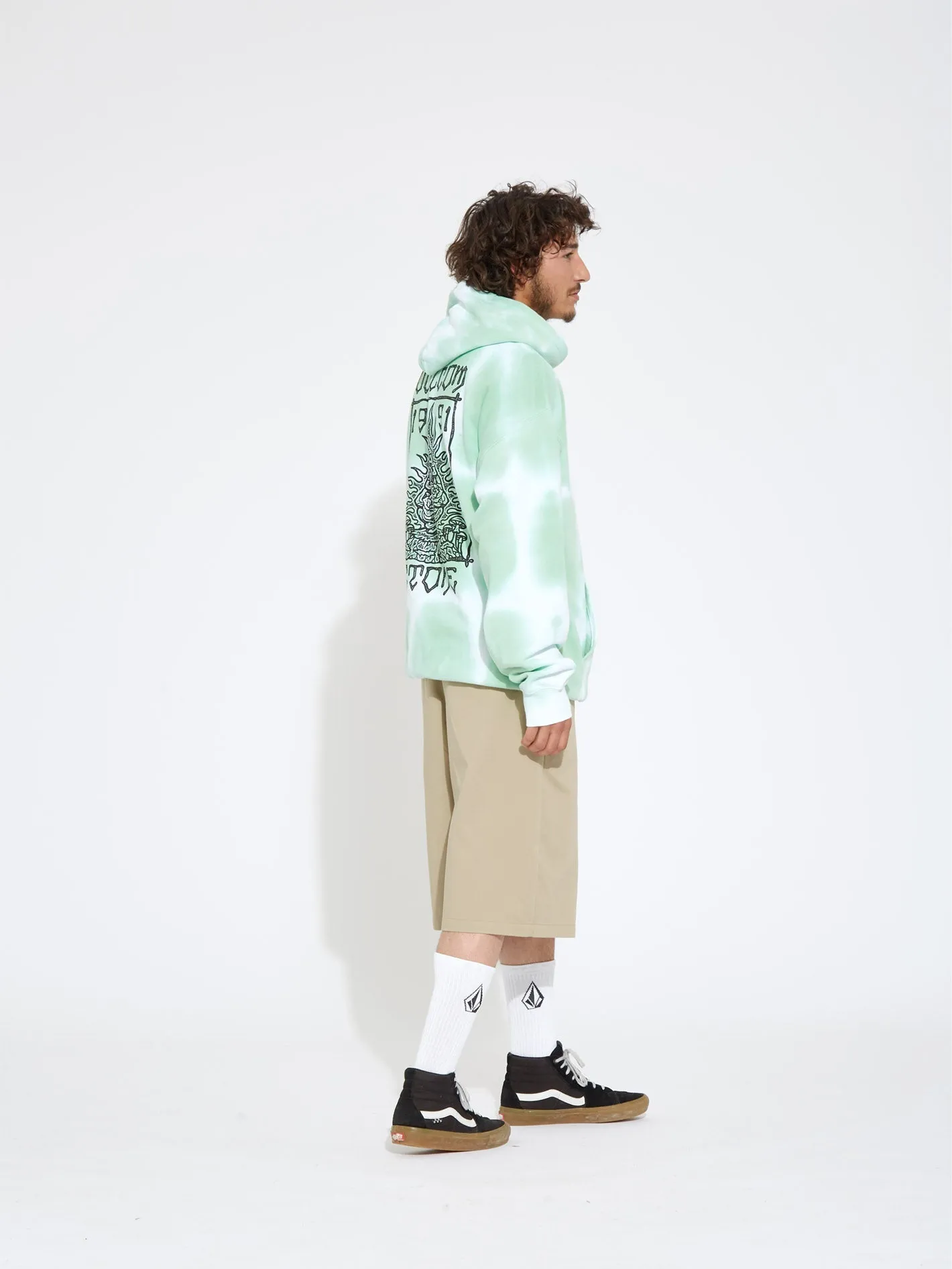 Trippin Dye Kapuzenpullover - BOTTLE GREEN