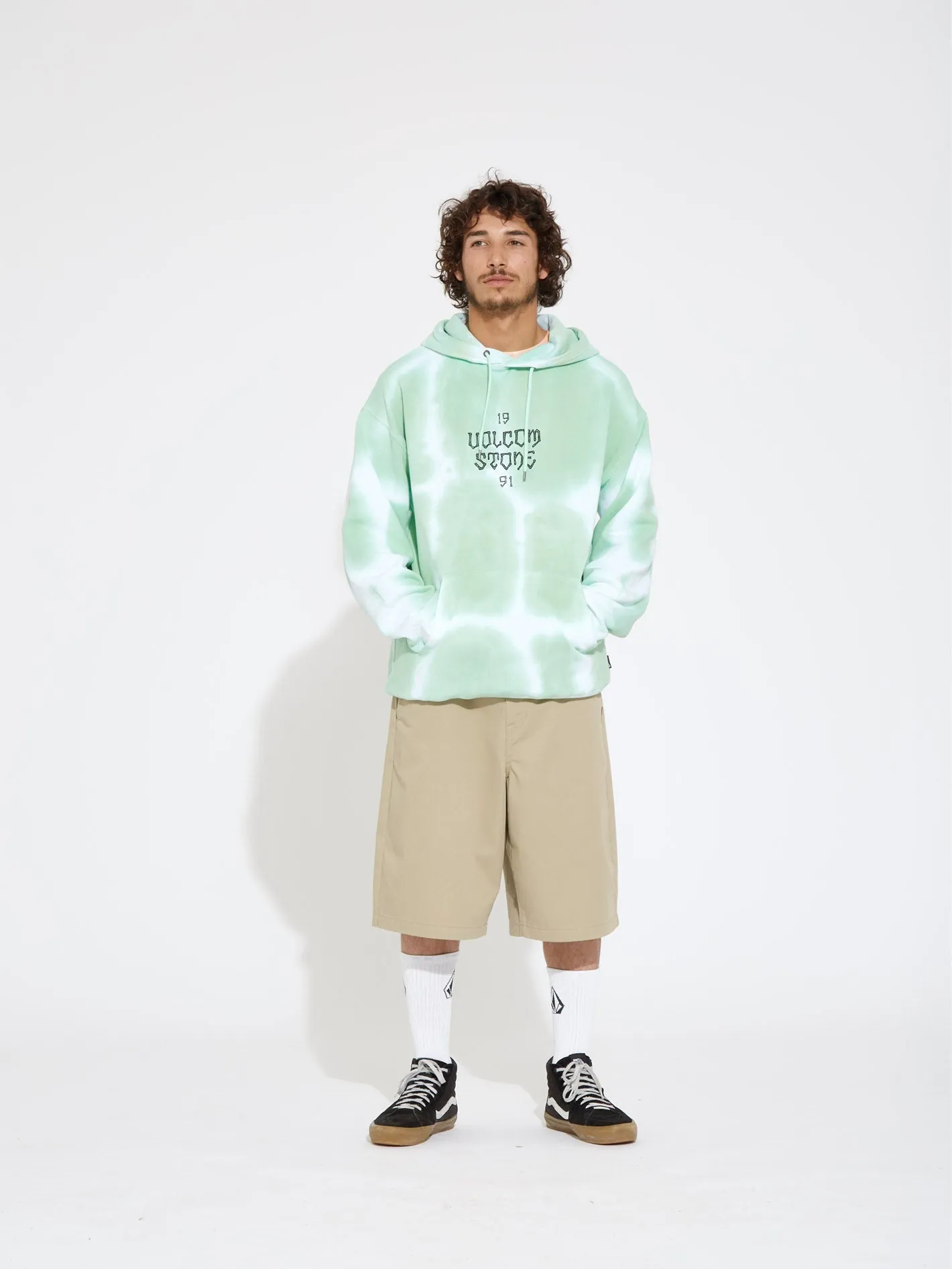 Trippin Dye Kapuzenpullover - BOTTLE GREEN