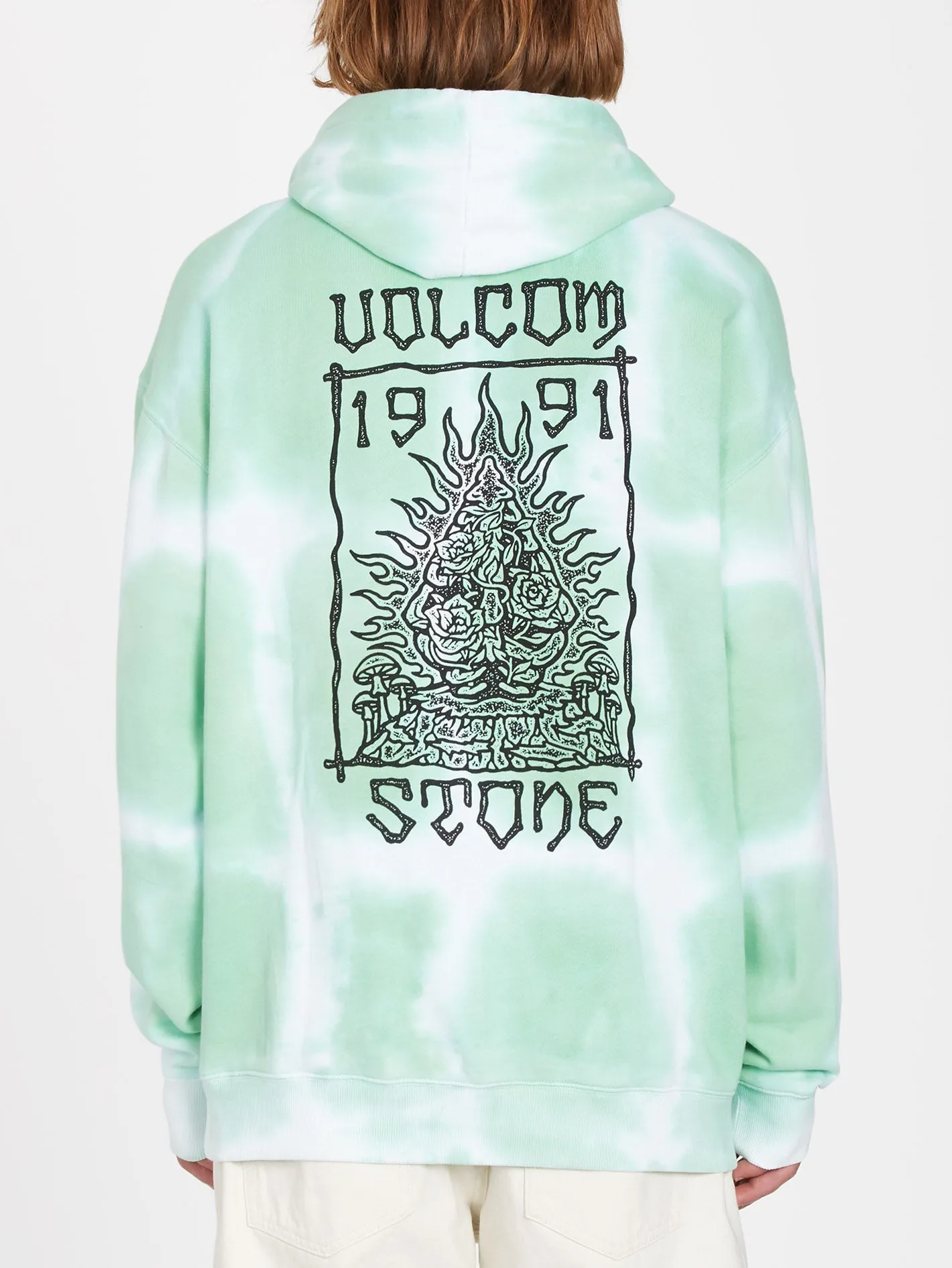 Trippin Dye Kapuzenpullover - BOTTLE GREEN
