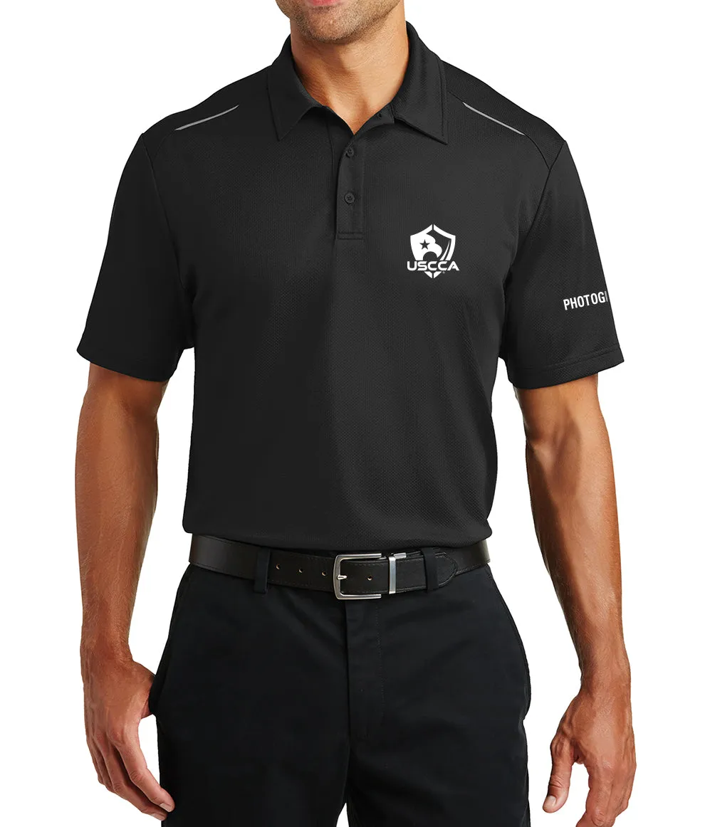USCCA Men's Port Authority® Pinpoint Mesh Polo