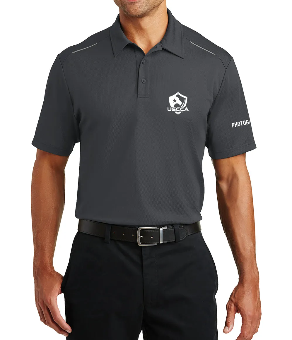 USCCA Men's Port Authority® Pinpoint Mesh Polo
