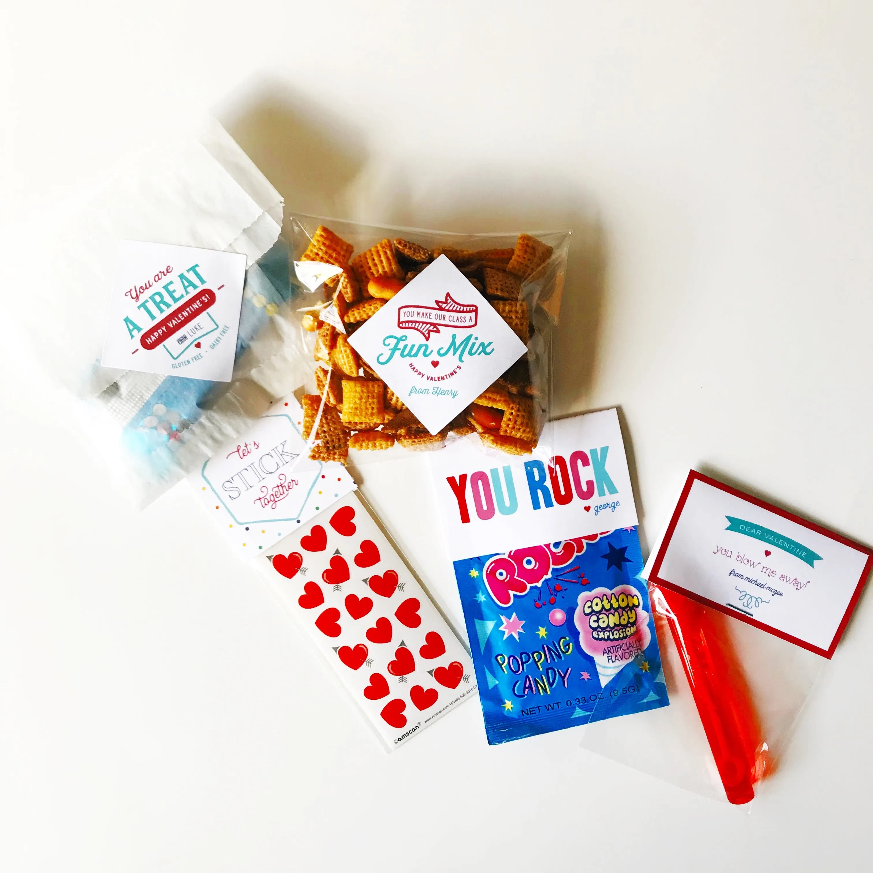Valentine Sticker or Card // fun mix