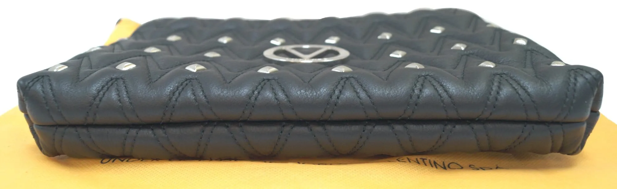 Valentino By Mario Valentino Vanille Studs Leather Shoulder Bag