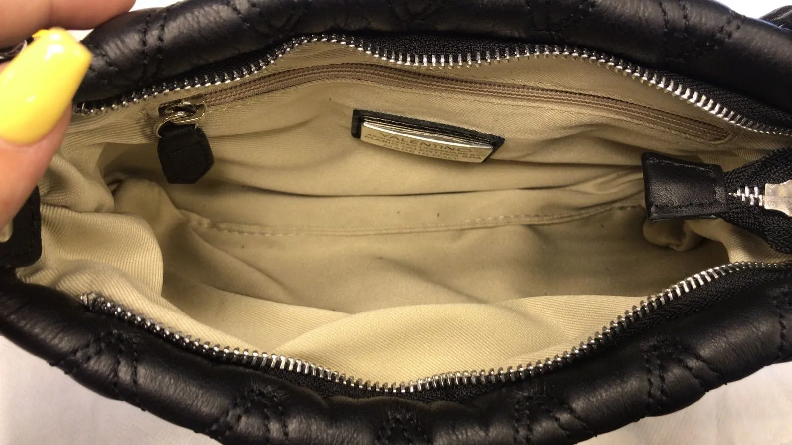 Valentino By Mario Valentino Vanille Studs Leather Shoulder Bag