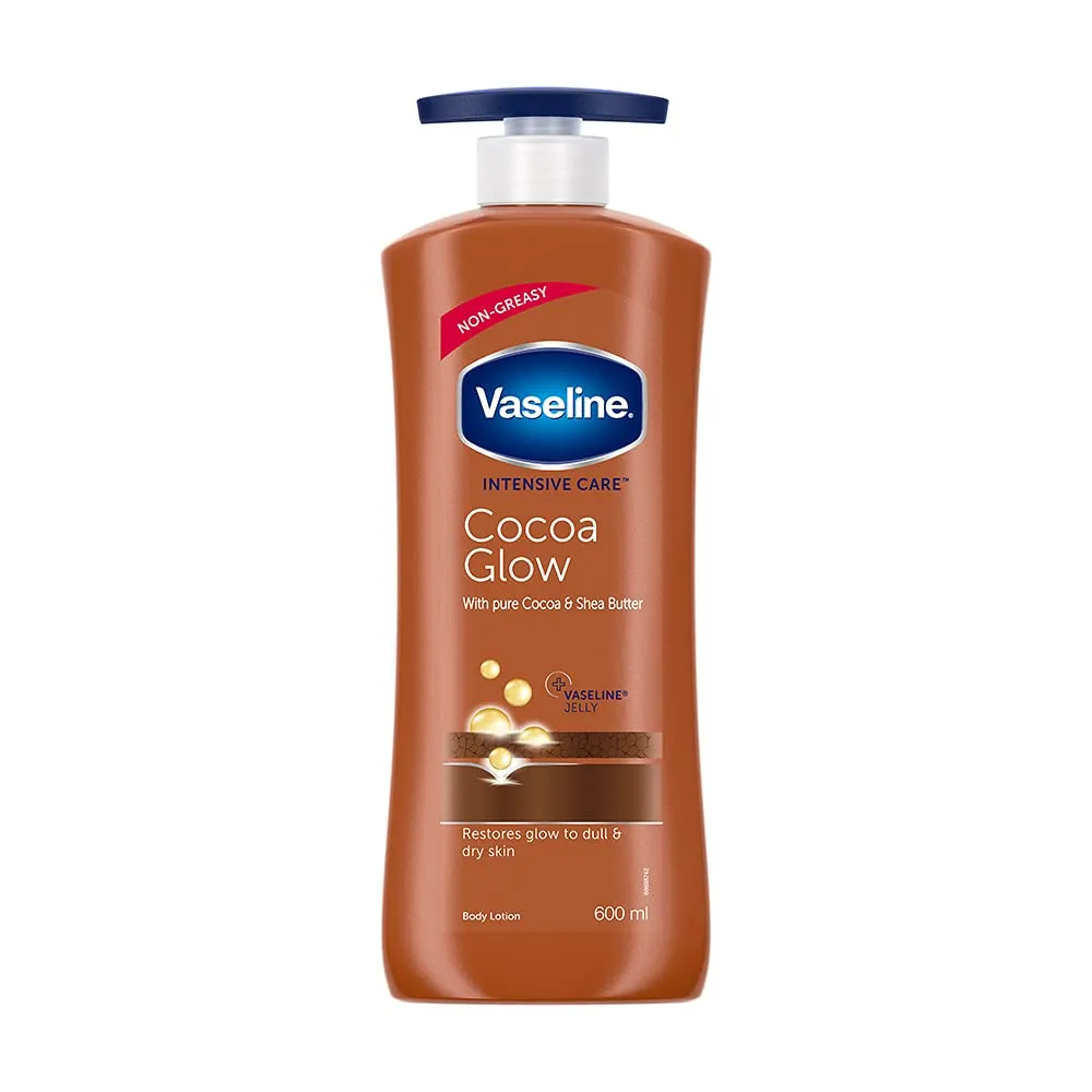 Vaseline Intensive Care Cocoa Glow Body Lotion 600ML