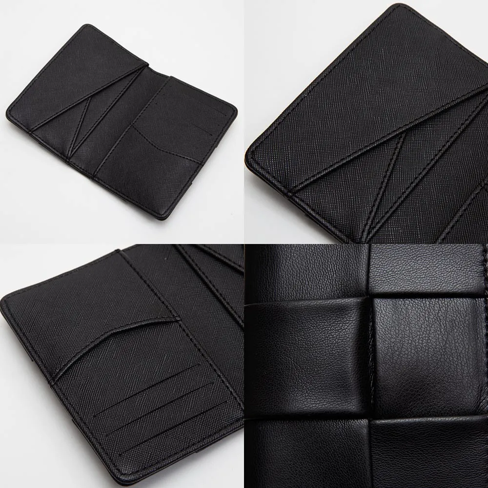 VEGAN WOVEN CARDHOLDER/WALLET