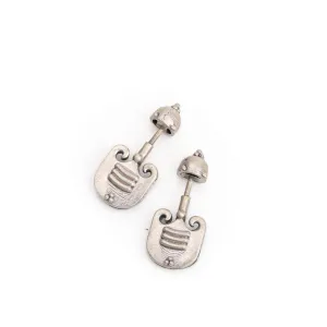 Vibhuti Silver Bugadi - Pierced, Small by MOHA