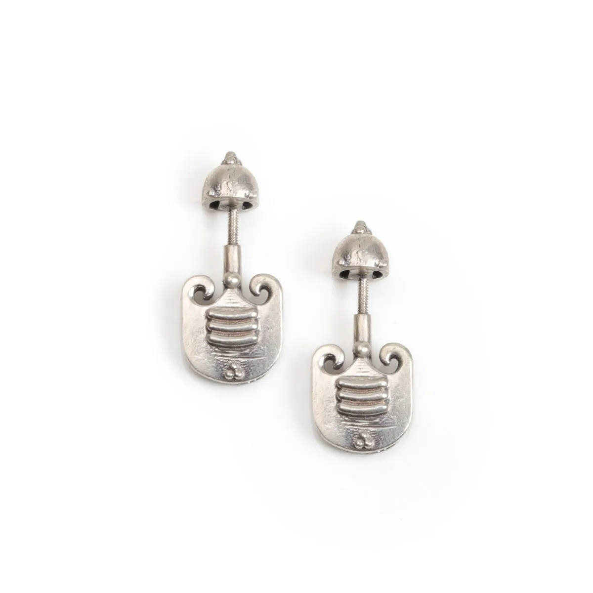 Vibhuti Silver Bugadi - Pierced, Small by MOHA