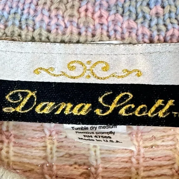 Vintage 80’s Pastel Fairy Kei Kawaii Spank Sweater Women’s Size LXL