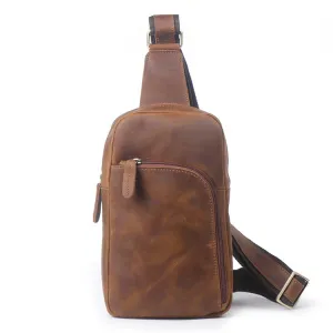 Vintage Leather Crossbody Bag | Timeless Style