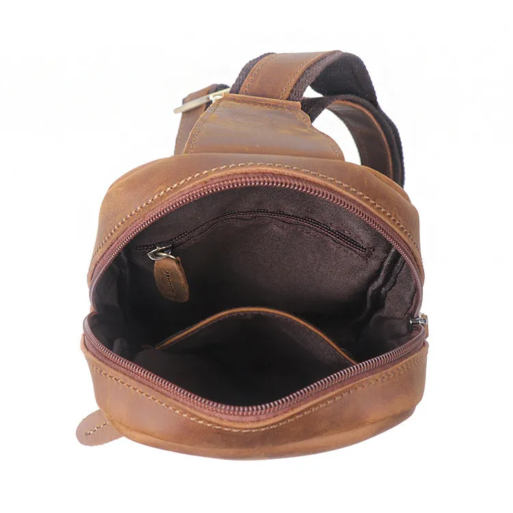 Vintage Leather Crossbody Bag | Timeless Style