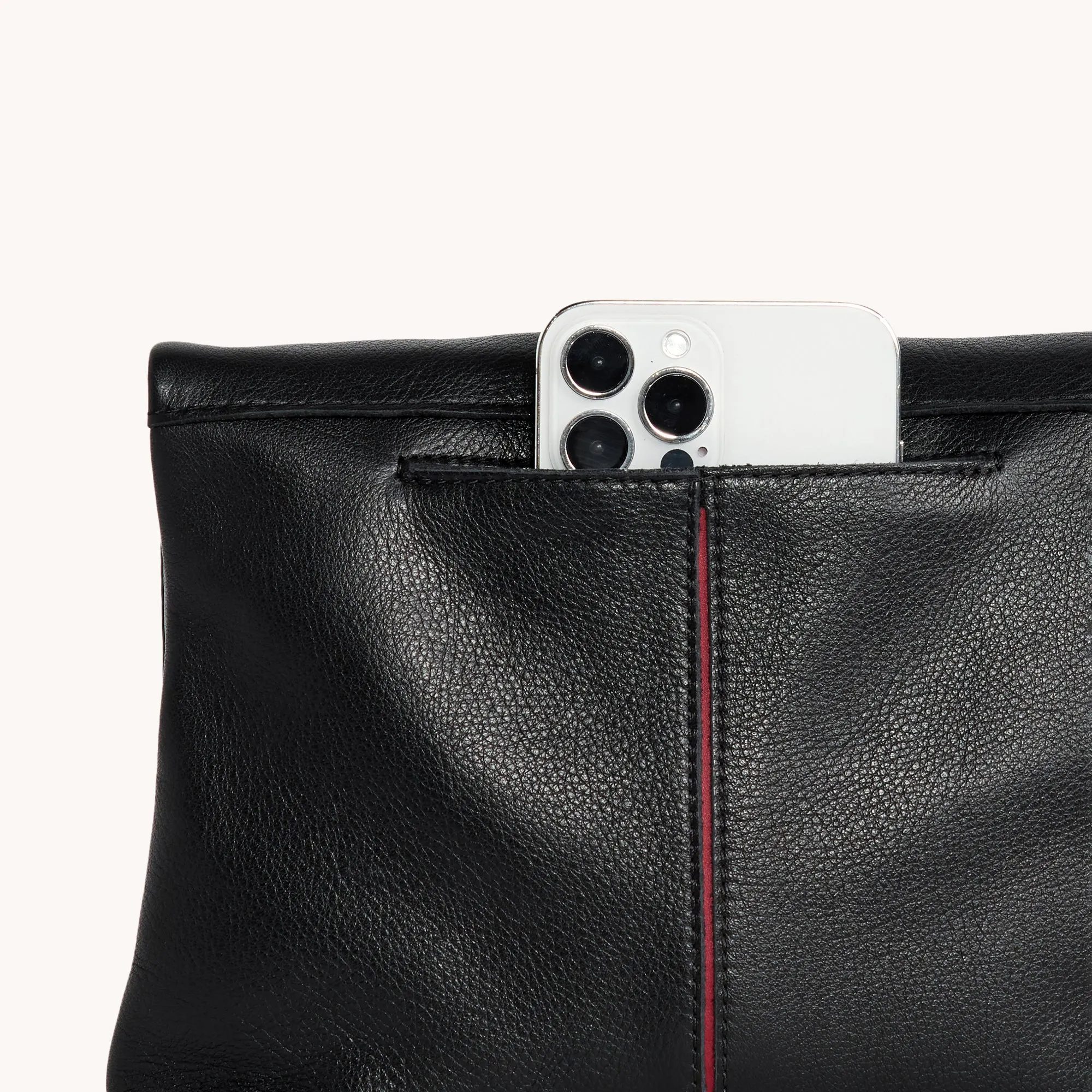 VIP | Black/Brushed Gold Red Zip | Med