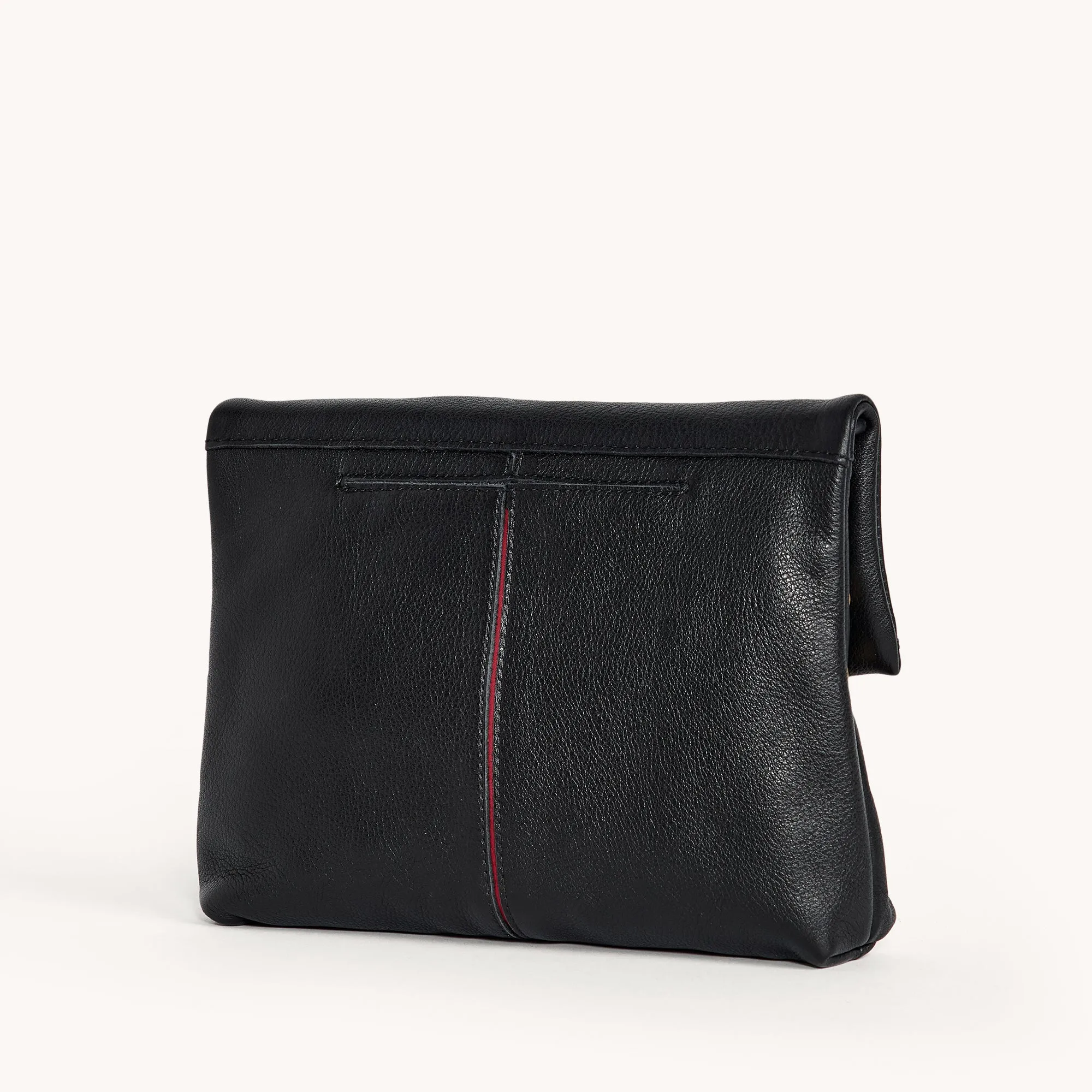 VIP | Black/Brushed Gold Red Zip | Med
