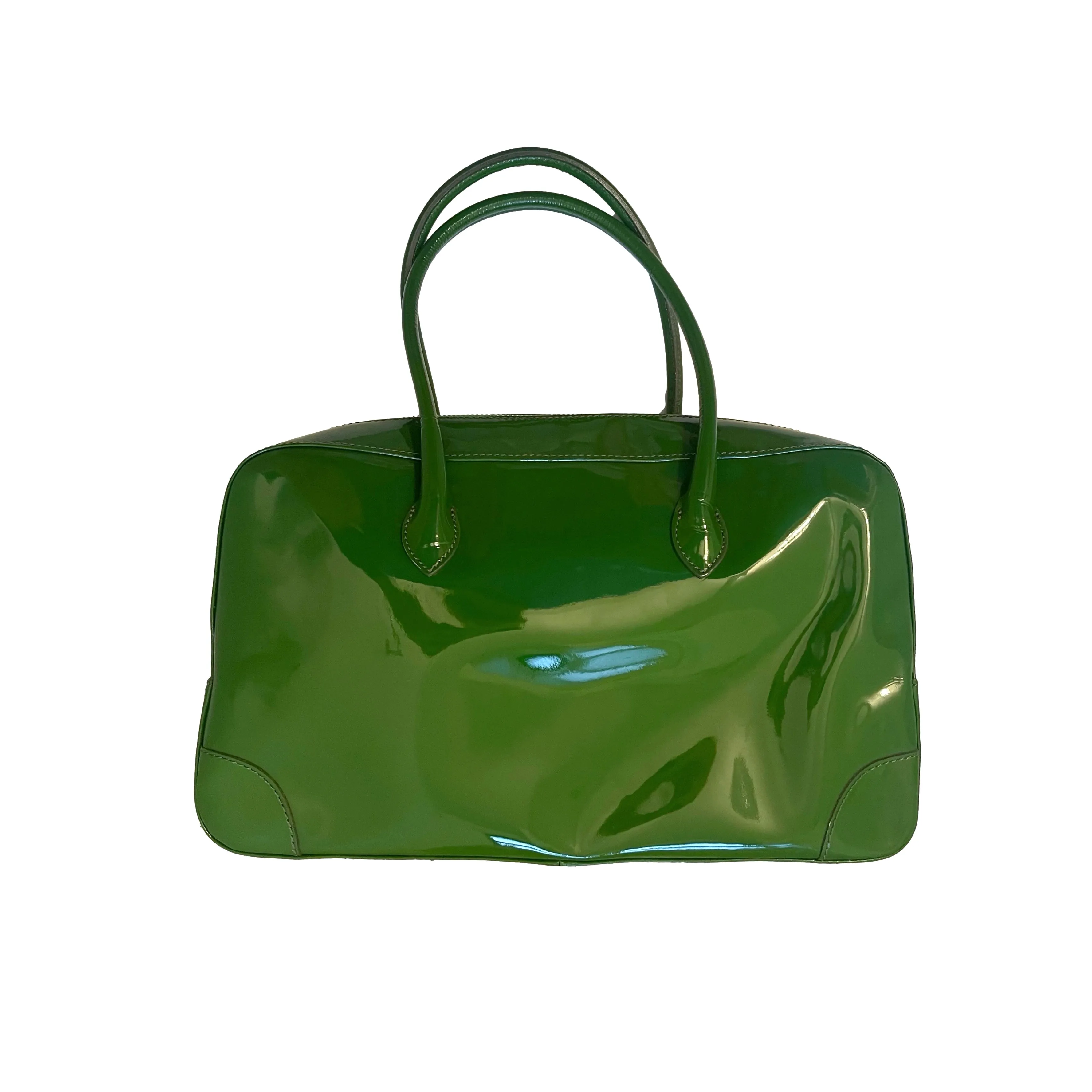 Vivienne Westwood Green Logo Shoulder Bag