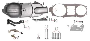 Vs125 Clutch Cover