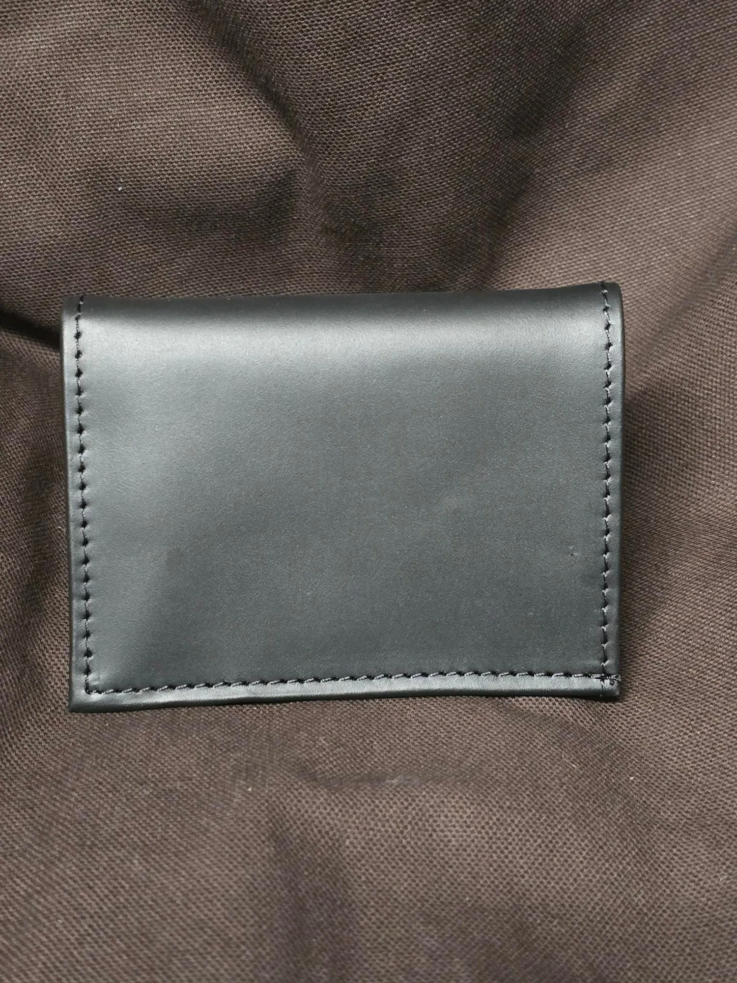 W06 - TRI-FOLD LEATHER WALLET EMBOSSED W/ BAC LOGO