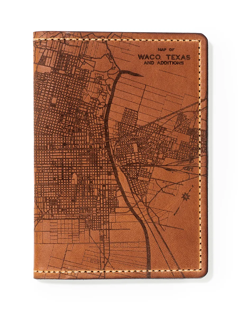 Waco Map Passport Wallet