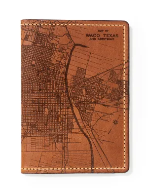 Waco Map Passport Wallet