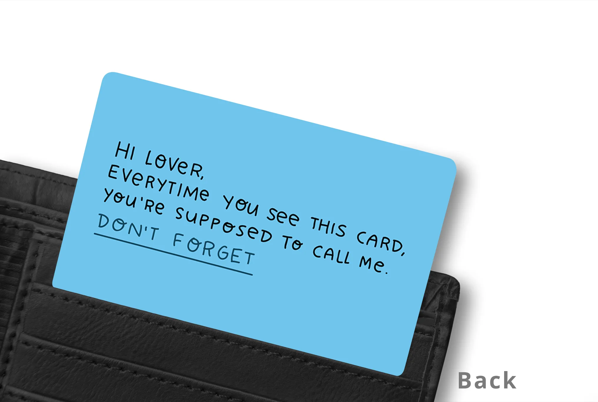 Wallet Card / Hey Lover