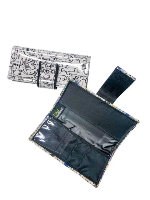 wallet clutch, dogs
