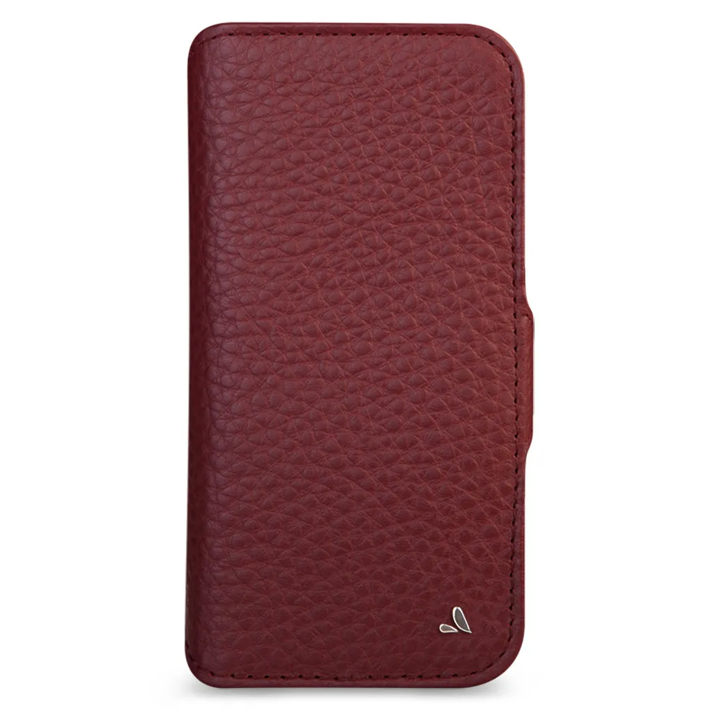 Wallet iPhone 13 Pro Max leather case with MagSafe