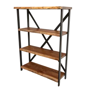 Walnut Live Edge Bookshelf