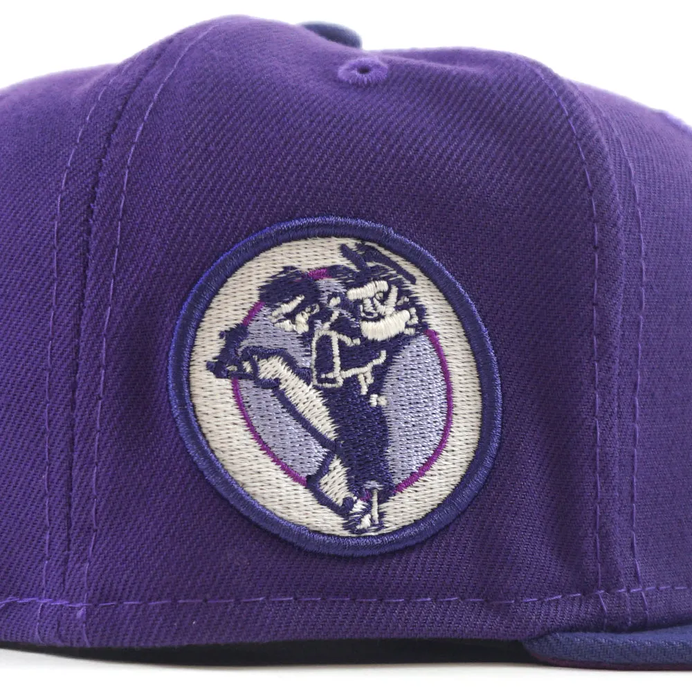 Washington Senators SENATOR CM New Era 59FIFTY Fitted Hat (DEEP PURPLE NEW ORCHID SPARKLING GRAPE Under Brim)