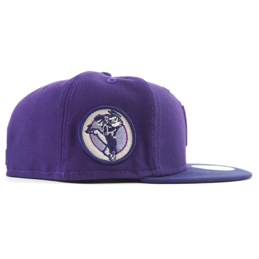 Washington Senators SENATOR CM New Era 59FIFTY Fitted Hat (DEEP PURPLE NEW ORCHID SPARKLING GRAPE Under Brim)