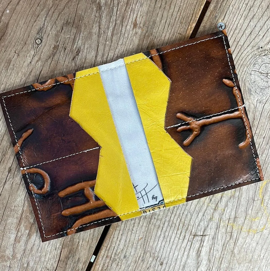 Waylon Wallet - Brindle w/ Burnt Brands