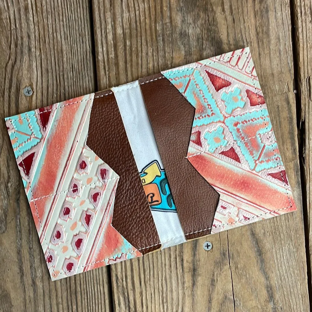 Waylon Wallet - Grey Brindle w/ Fiesta Navajo