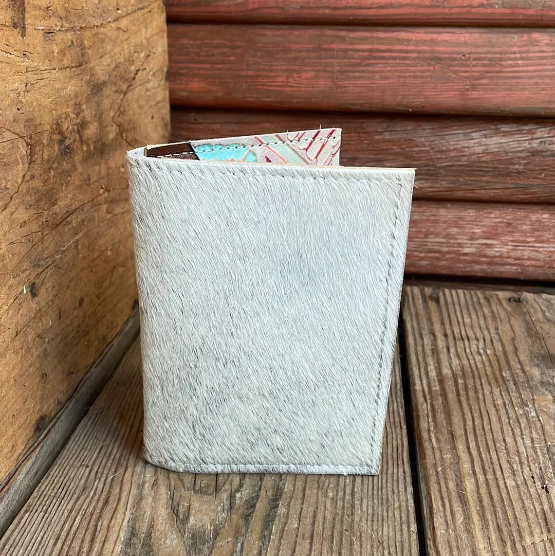 Waylon Wallet - Grey Brindle w/ Fiesta Navajo