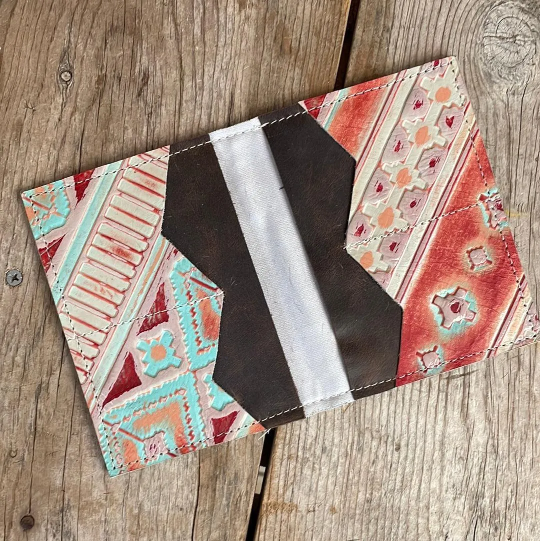 Waylon Wallet - Tricolor w/ Fiesta Navajo