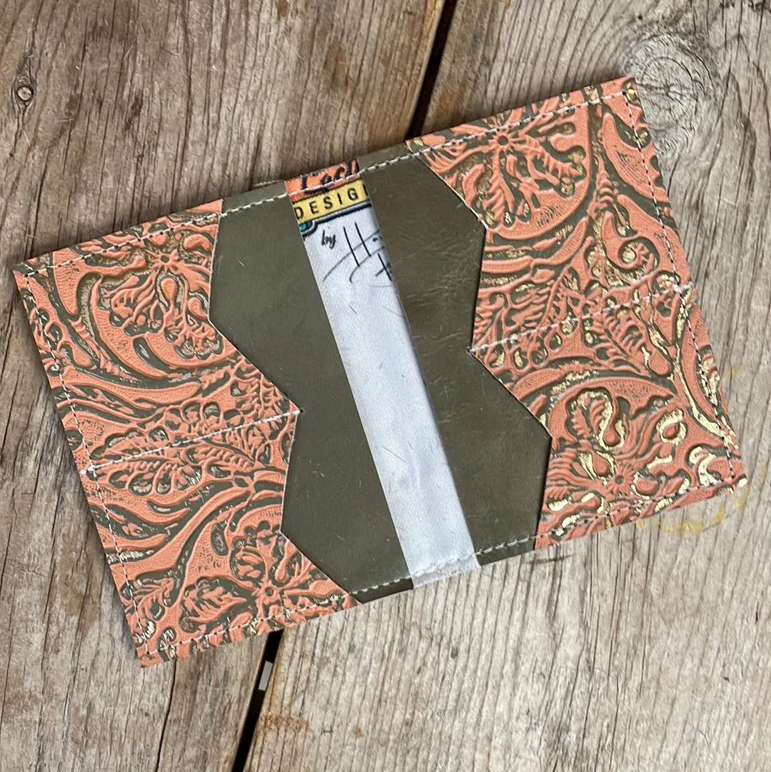 Waylon Wallet - Tricolor w/ Grapefruit Tool