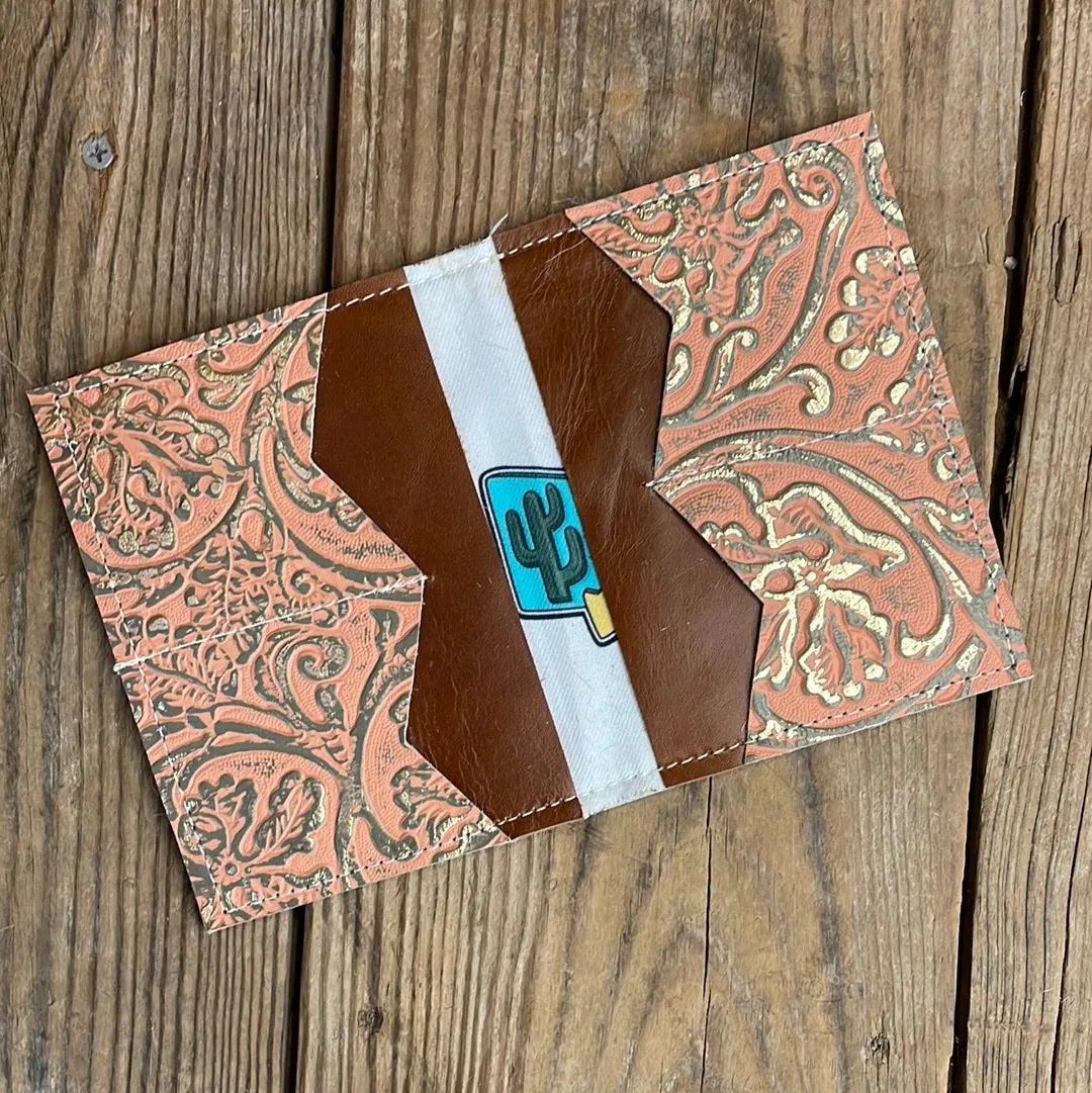 Waylon Wallet - Tricolor w/ Grapefruit Tool