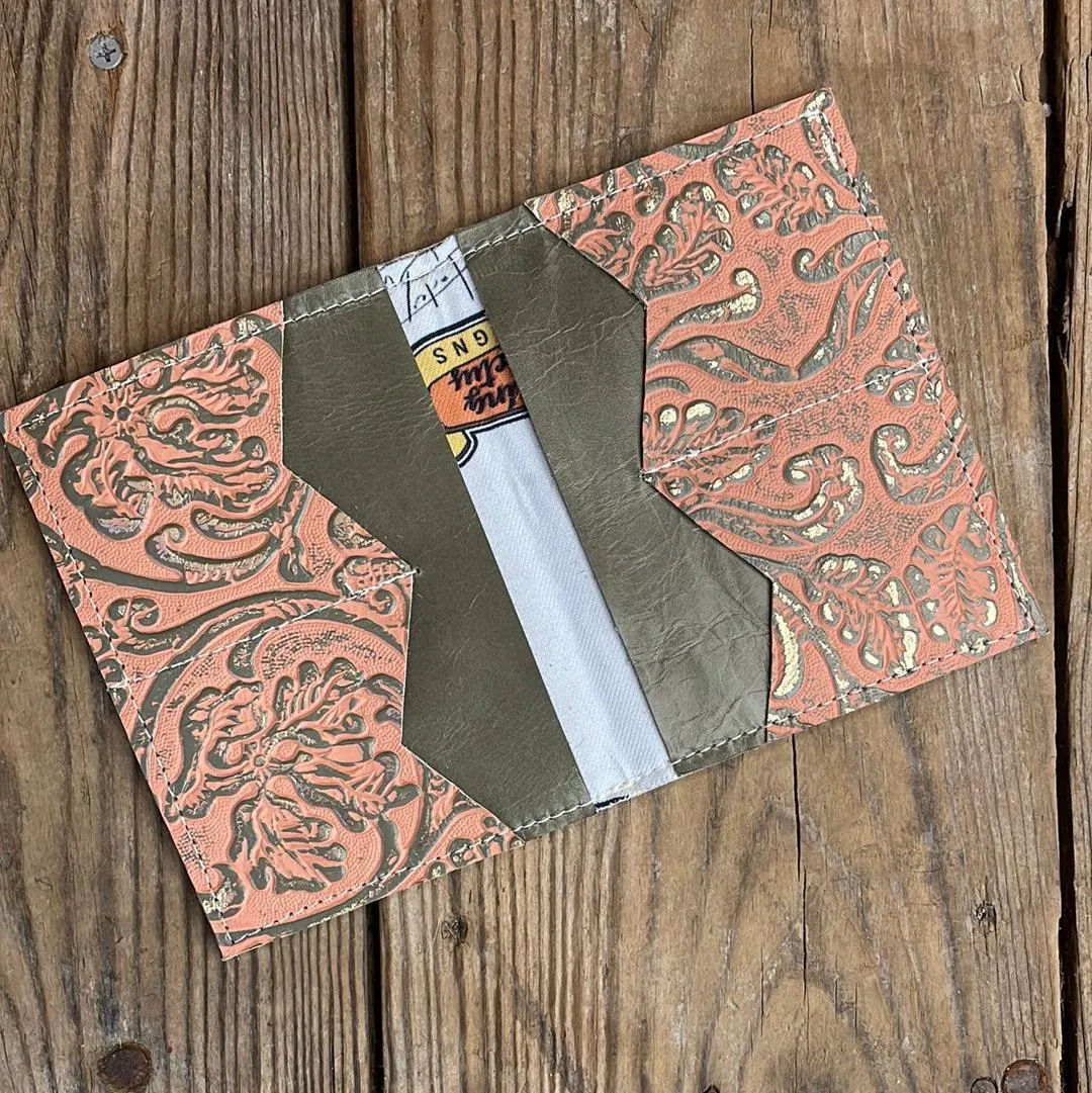 Waylon Wallet - Tricolor w/ Grapefruit Tool
