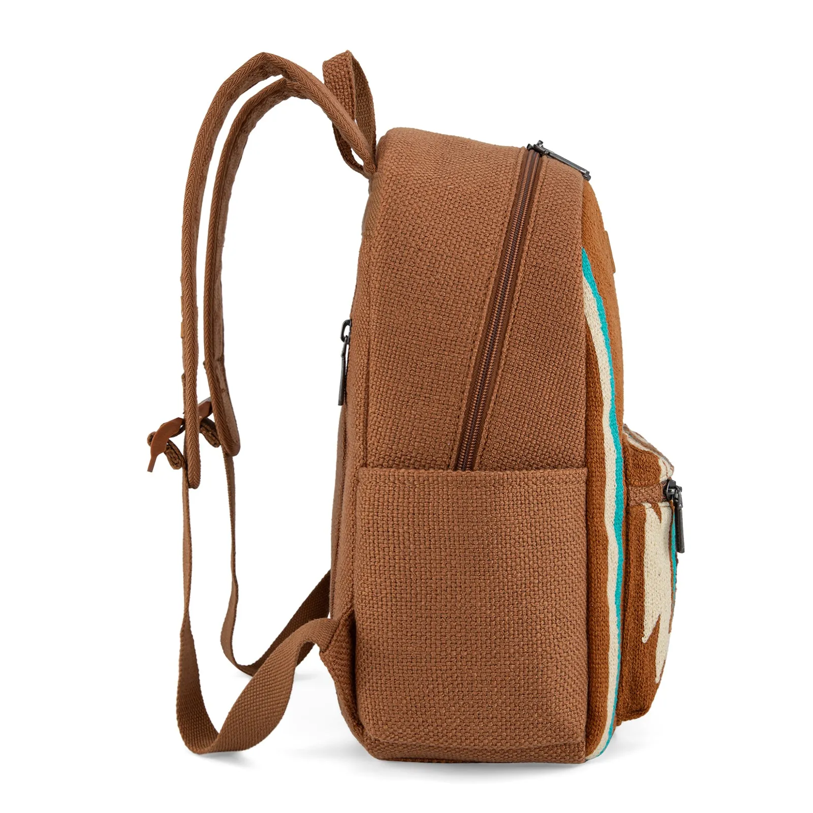 WG174-91152   Wrangler Southwestern  Knitted Backpack - Brown