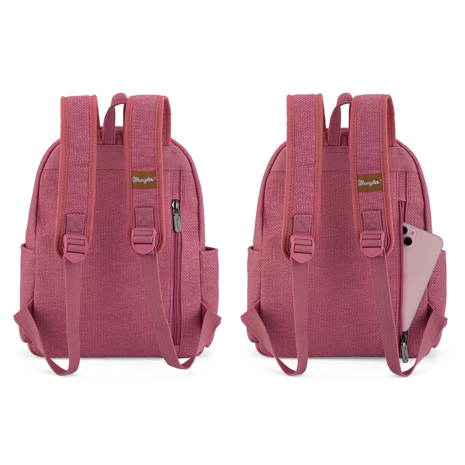 WG174-91152   Wrangler Southwestern  Knitted Backpack - Hot Pink