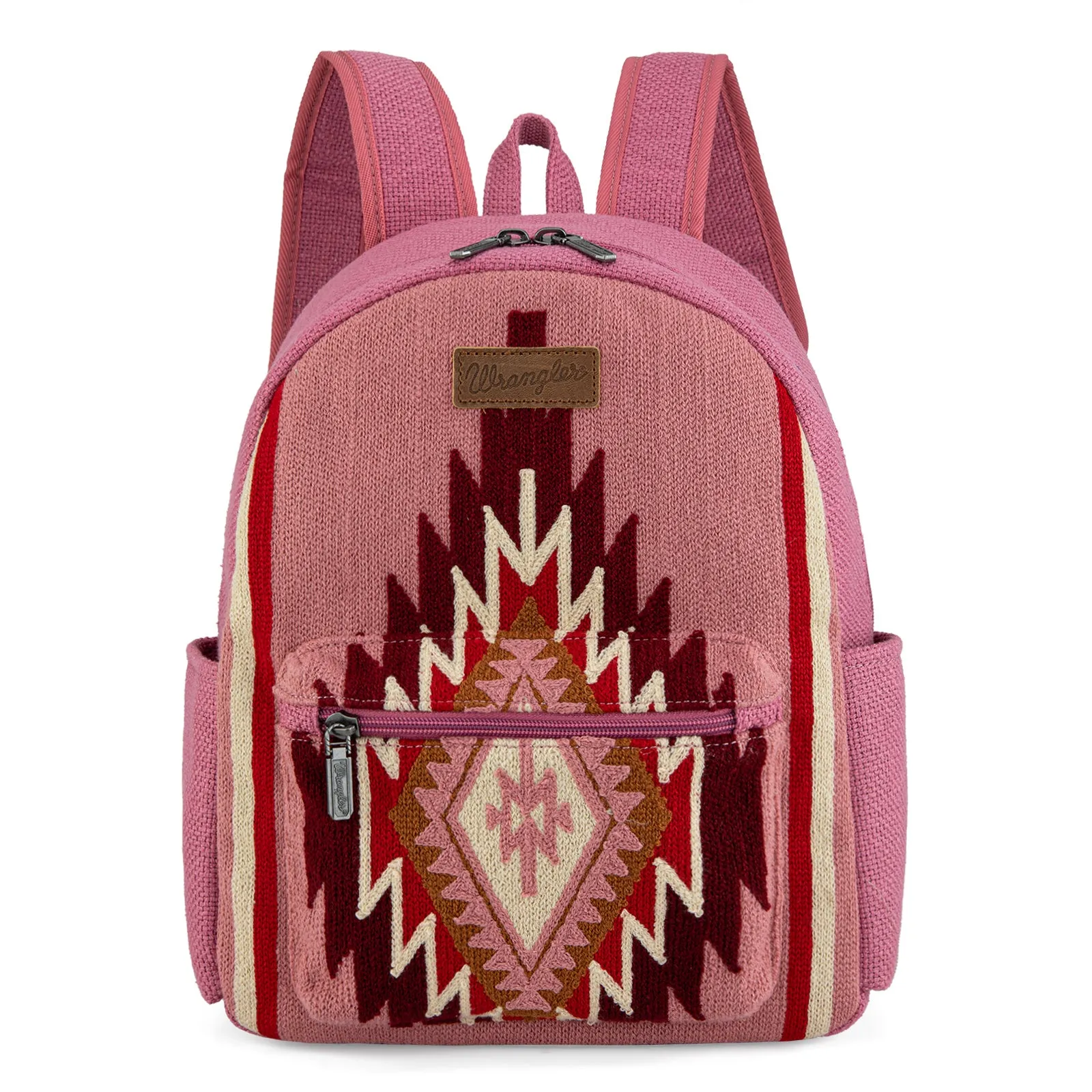 WG174-91152   Wrangler Southwestern  Knitted Backpack - Hot Pink