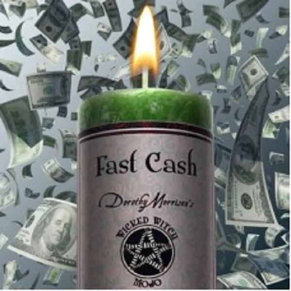 Wicked Witch Mojo Candle Fast Cash