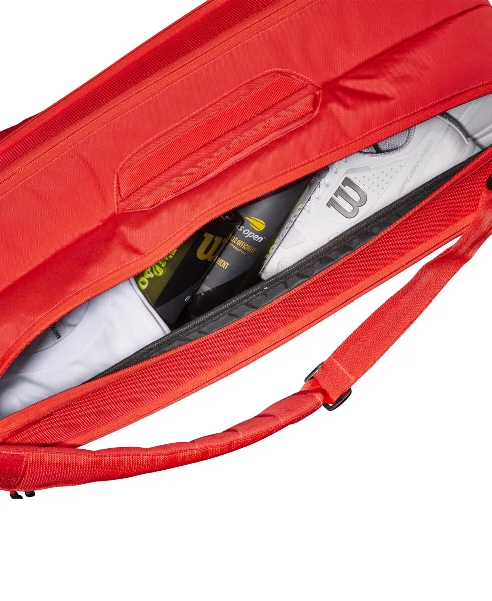 Wilson Super Tour 9 Racquet Bag (Red)