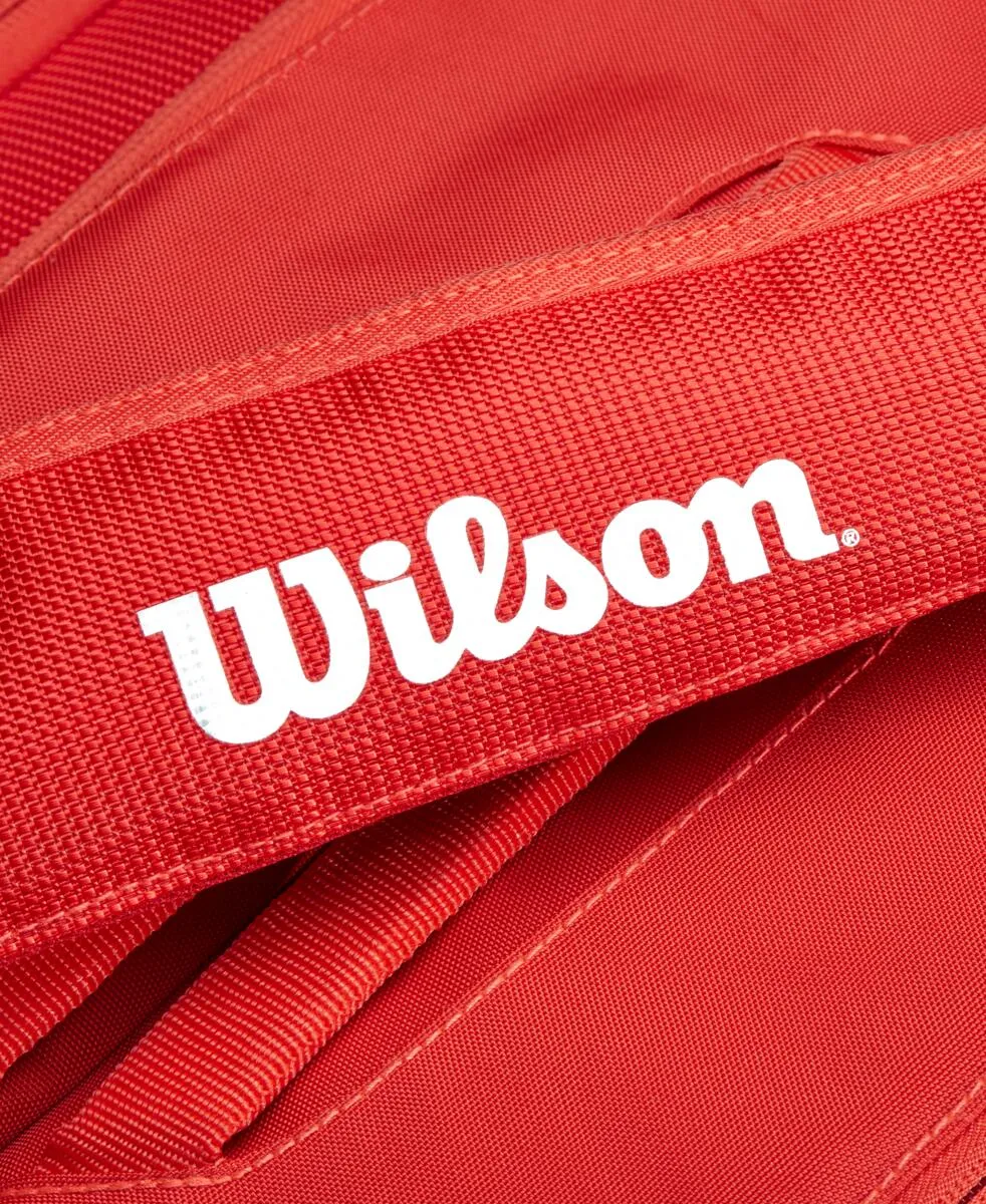Wilson Super Tour 9 Racquet Bag (Red)