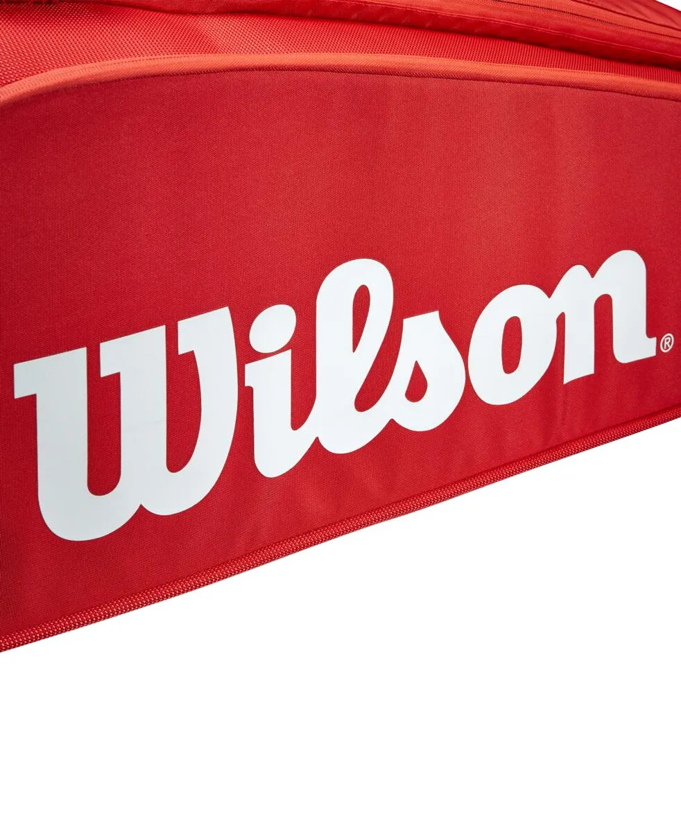 Wilson Super Tour 9 Racquet Bag (Red)