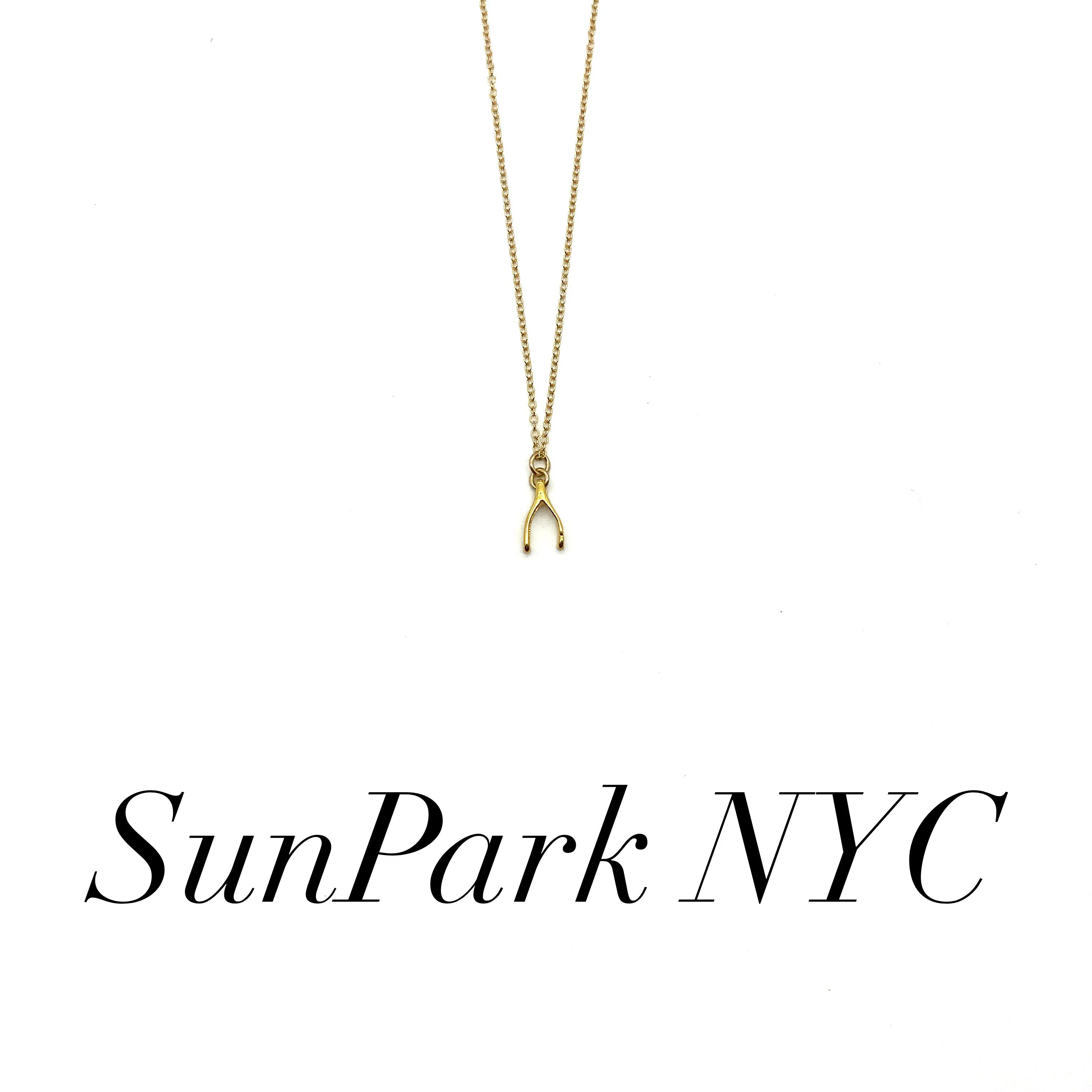 Wishbone Charm Necklace