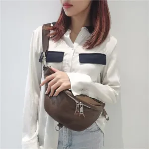 Women's Luxury Genuine Leather Handbag Fanny Bag Pack