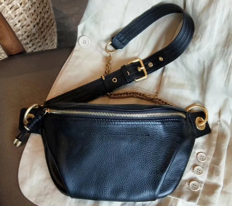 Women's Luxury Genuine Leather Handbag Fanny Bag Pack