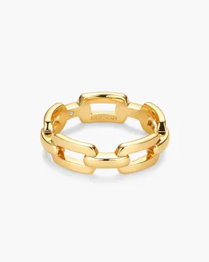 Women's Paperclip Ring - Gold